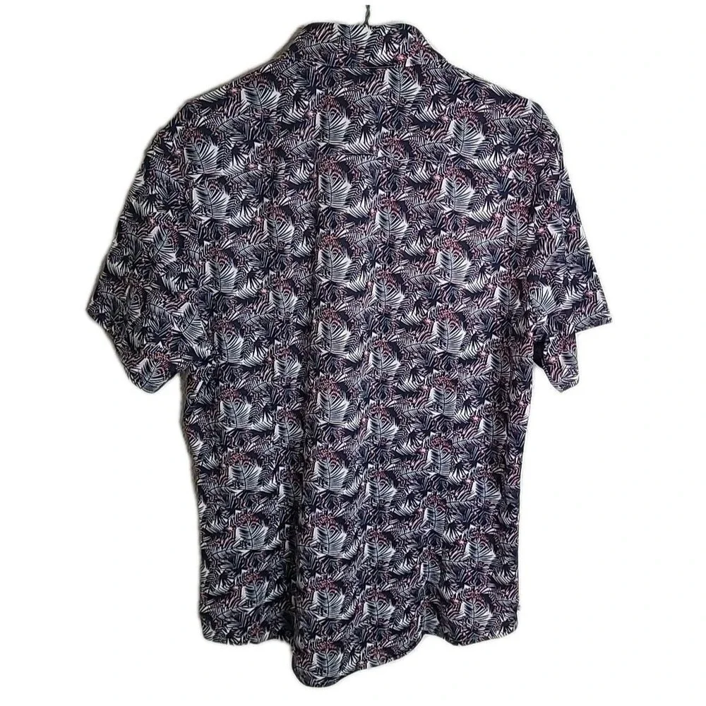 NWT Mizzen Main Halyard Performance Shirt Mens M Floral AOP Quick Dry Stretch